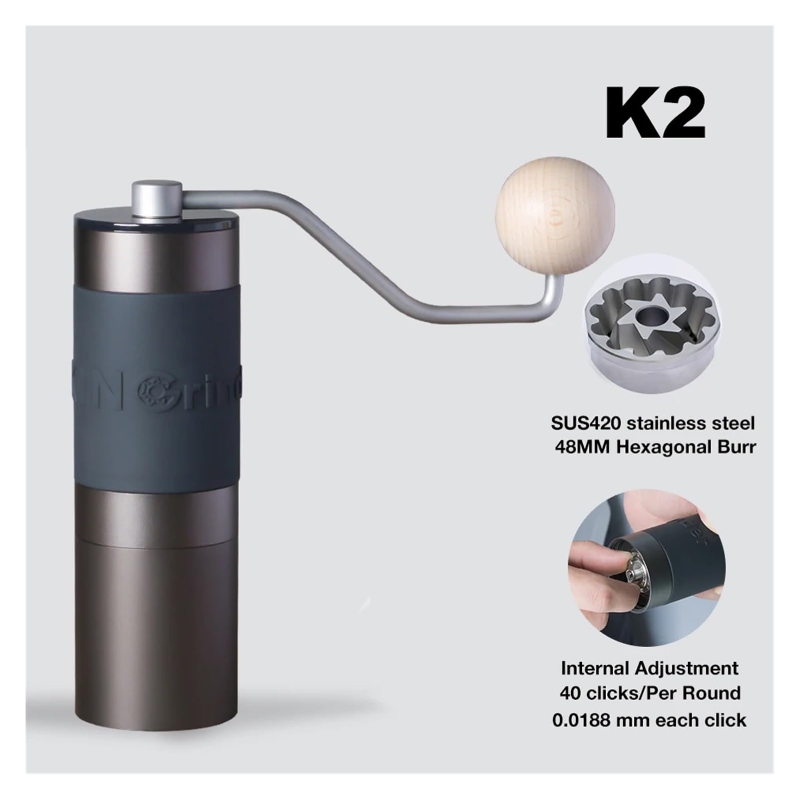 Amazon.com: QXCIVR K2 / K4 / K6 Manual Coffee Grinder Portable